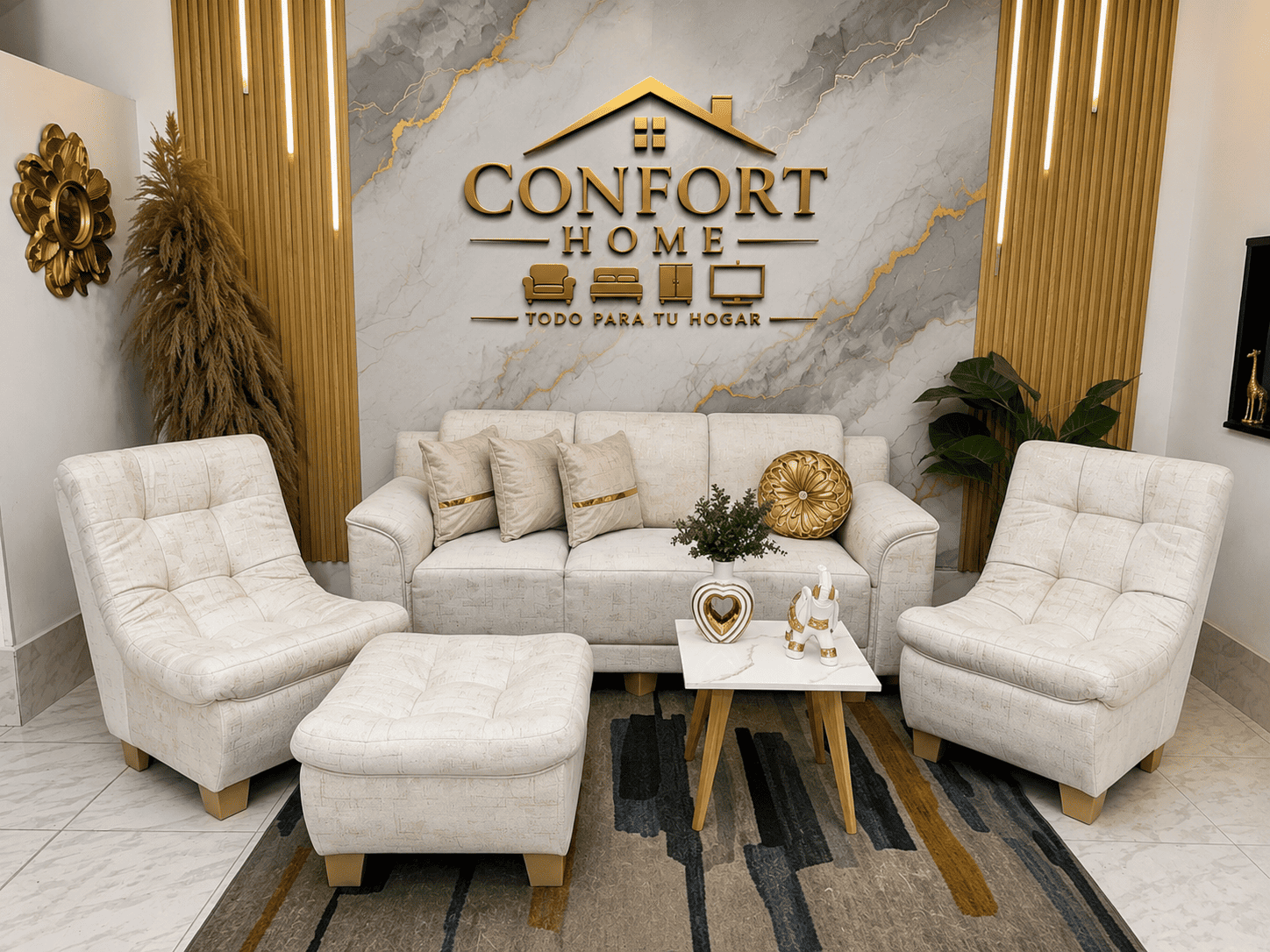 Conjunto de Sala Sofisticada